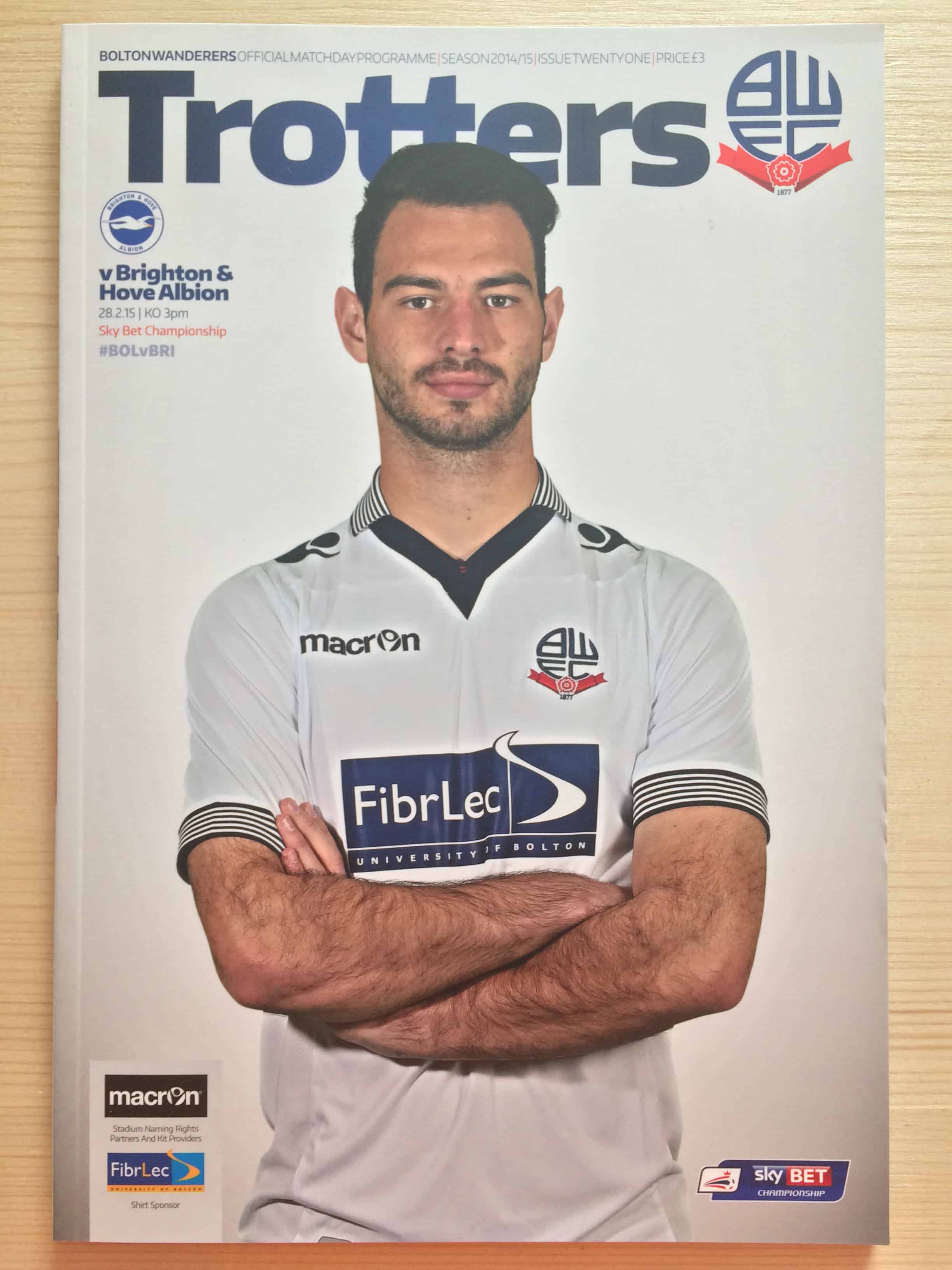 Bolton Wanderers FC v Brighton & Hove Albion FC